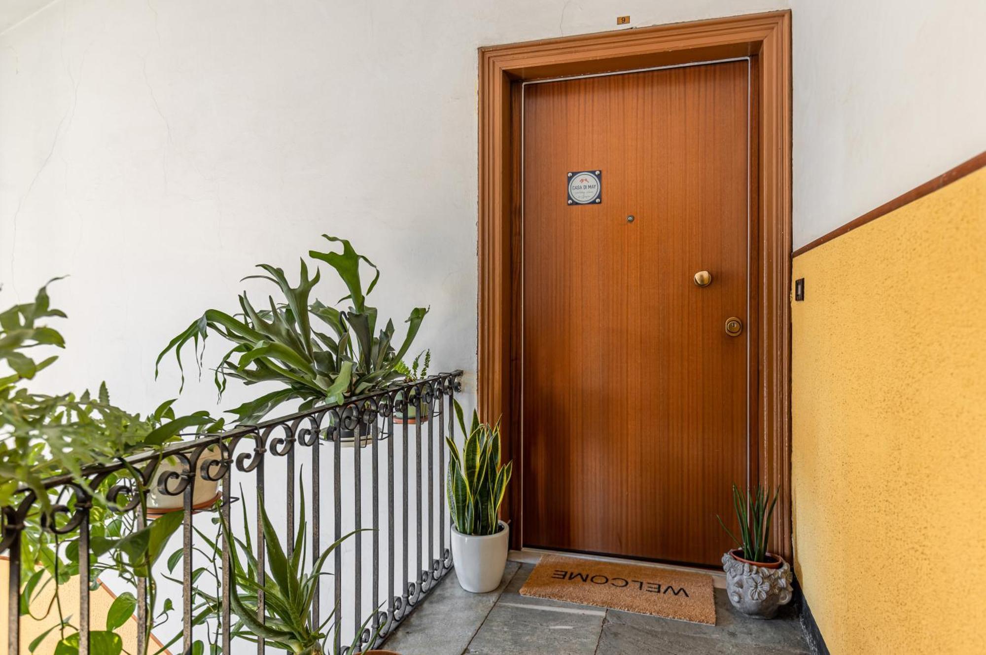 Flat With Balcony Apartment